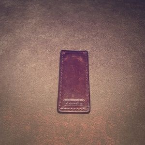 Coach money clip
